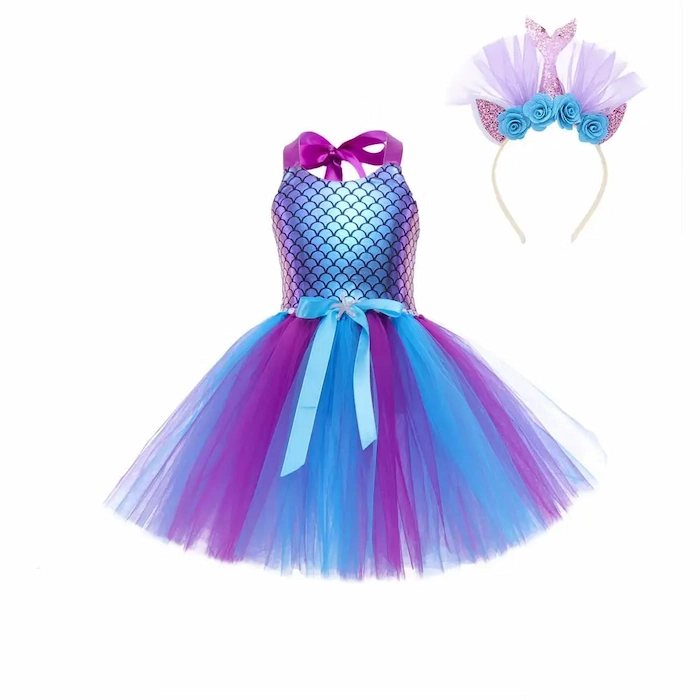 Mermaid princess dress4